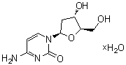 2'-脱氧胞苷水合物分子结构 (CAS 652157-52-3)