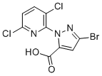 3-Bromo-1-(3,6-dichloropyridin-2-yl)-1H-pyrazole-5-carboxylic acid molecular structure (CAS 652980-08-0)