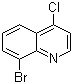 结构式 CAS# 65340-71-8, 8-溴-4-氯喹啉