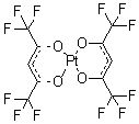 Bis(hexafluoroacetylacetonato)platinum(II) molecular structure (CAS 65353-51-7)