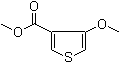 结构式 CAS# 65369-22-4, 4-甲氧基-3-噻吩羧酸甲酯