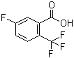 5-Fluoro-2-(trifluoromethyl)benzoic acid molecular structure (CAS 654-99-9)