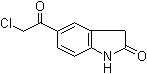 结构式 CAS# 65435-04-3, 5-(氯乙酰基)-1,3-二氢-2H-吲哚-2-酮