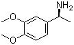 (S)-1-(3,4-二甲氧基苯基)乙胺分子结构 (CAS 65451-89-0)