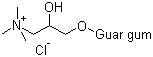 structure of CAS# 65497-29-2, Guar hydroxypropyltrimonium chloride;Guar gum 2-hydroxy-3-(trimethylammonio) propyl ether chloride
