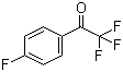 4'-氟-2,2,2-三氟苯乙酮分子结构 (CAS 655-32-3)