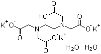 structure of CAS# 65501-24-8, Ethylenediaminetetraacetic acid tripotassium salt dihydrate;EDTA tripotassium salt dihydrate