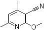2-Methoxy-4,6-dimethylnicotinonitrile molecular structure (CAS 65515-39-1)