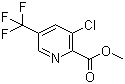 3-氯-5-(三氟甲基)-2-吡啶甲酸甲酯分子结构 (CAS 655235-65-7)