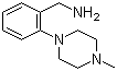 结构式 CAS# 655256-68-1, 1-[2-(4-甲基-1-哌嗪)苯基]甲胺; 2-(4-甲基-1-哌嗪基)苄胺