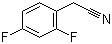 structure of CAS# 656-35-9, 2,4-Difluorobenzyl cyanide;2,4-Difluorophenylacetonitrile
