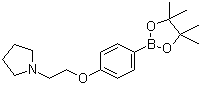 4-[2-(Pyrrolidin-1-yl)ethoxy]phenylboronic acid pinacol ester molecular structure (CAS 656257-46-4)