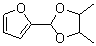 2-(2-呋喃基)-4,5-二甲基-1,3-二氧杂环戊烷分子结构 (CAS 6565-31-7)