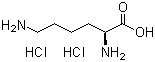 L-Lysine dihydrochloride molecular structure (CAS 657-26-1)