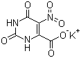 Potassium 1,2,3,6-tetrahydro-5-nitro-2,6-dioxopyrimidine-4-carboxylate molecular structure (CAS 65717-13-7)