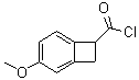 3-Methoxybicyclo[4.2.0]octa-1,3,5-triene-7-carbonyl chloride molecular structure (CAS 65754-47-4)