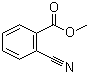 结构式 CAS# 6587-24-2, 2-氰基苯甲酸甲酯; 邻氰基苯甲酸甲酯