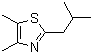 structure of CAS# 65894-83-9, 4,5-Dimethyl-2-isobutyl-3-thiazoline;2-(2'-Methyl-n-propyl)-4,5-dimethyl-D3-thiazoline; 4,5-Dimethyl-2-isobutyl-3-thiazoline