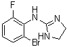 structure of CAS# 65896-16-4, Romifidine;2-(2-Bromo-6-fluoroanilino)-2-imidazoline; Romidys; STH 2130; St 2130