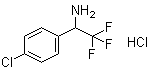 4-Chloro-alpha-(trifluoromethyl)benzenemethanamine hydrochloride molecular structure (CAS 65990-86-5)