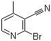 2-Bromo-4-methylpyridine-3-carbonitrile molecular structure (CAS 65996-02-3)