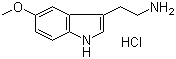 结构式 CAS# 66-83-1, 5-甲氧基色胺盐酸盐