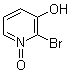 2-Bromo-3-hydroxypyridine 1-oxide molecular structure (CAS 6602-29-5)