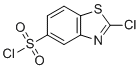 2-Chloro-5-benzothiazolesulfonyl chloride molecular structure (CAS 6608-49-7)