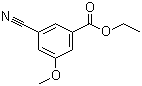 Ethyl 3-methoxy-5-cyanobenzoate molecular structure (CAS 661458-28-2)