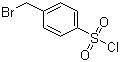 4-溴甲基苯磺酰氯分子结构 (CAS 66176-39-4)