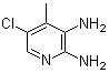 5-Chloro-4-methyl-2,3-pyridinediamine molecular structure (CAS 662117-20-6)