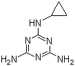 结构式 CAS# 66215-27-8, 环丙氨嗪; 2-环丙氨基-4,6-二氨基-S-三嗪