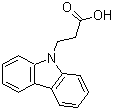 结构式 CAS# 6622-54-4, 3-(咔唑-9-基)丙酸