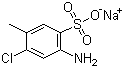 Sodium 4-amino-6-chlorotoluene-3-sulphonate molecular structure (CAS 6627-59-4)