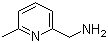 6-Methyl-2-pyridinemethanamine molecular structure (CAS 6627-60-7)
