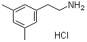 3,5-Dimethylbenzeneethanamine hydrochloride molecular structure (CAS 6632-31-1)