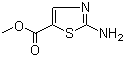 Methyl 2-aminothiazole-5-carboxylate molecular structure (CAS 6633-61-0)