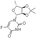 5'-Deoxy-2',3'-O-isopropylidene-5-fluorouridine molecular structure (CAS 66335-39-5)