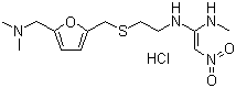 盐酸雷尼替丁分子结构 (CAS 66357-35-5)