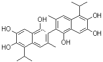 Apogossypol molecular structure (CAS 66389-74-0)
