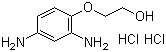 结构式 CAS# 66422-95-5, 2,4-二氨基苯氧基乙醇盐酸盐