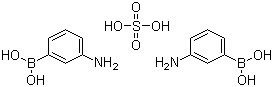 3-Aminobenzeneboronic acid hemisulfate salt molecular structure (CAS 66472-86-4)