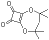 结构式 CAS# 66478-66-8, 3,4-二(叔丁氧基)-3-环丁烯-1,2-二酮