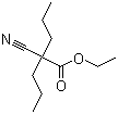 structure of CAS# 66546-90-5, Ethyl 2-cyano-2-propylvalerate