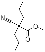 2-氰基-2-丙基戊酸甲酯分子结构 (CAS 66546-92-7)