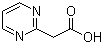 structure of CAS# 66621-73-6, 2-Pyrimidineacetic acid