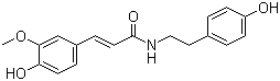 N-trans-Feruloyltyramine molecular structure (CAS 66648-43-9)