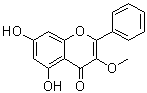 Galangin 3-methyl ether molecular structure (CAS 6665-74-3)