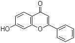 structure of CAS# 6665-86-7, 7-Hydroxyflavone;NSC 94258; 7-Hydroxy-2-phenyl-4H-1-benzopyran-4-one