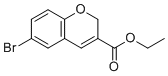 6-Bromo-2H-chromene-3-carboxylic acid ethyl ester molecular structure (CAS 66670-55-1)